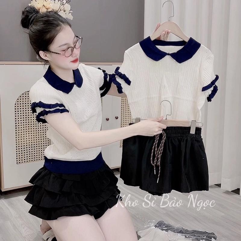 [A77 CÓ CHỮ MM] Áo Len Cánh Tiên 2 Màu Nữ Kho Sỉ Nguyễn Bảo Ngọc