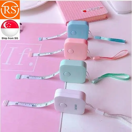 Measuring Tape Tiny Travel Mini Retractable Measure Convenient Office Shirts Waist ❤️SG Seller❤️ tools