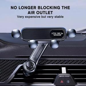 Car Phone Holder 360 Rotate Air Vent Car Mount Adjustable Stable Phone Stand For Car Gravity Car Mount For All Phone
