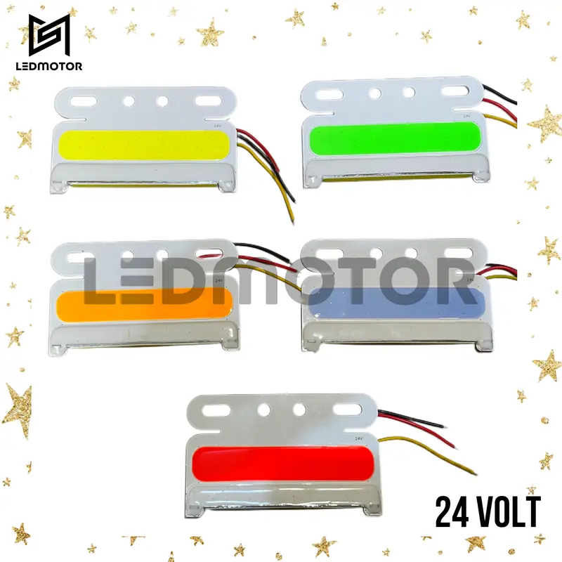 Terbaru !!! Bak Samping Tronton 24 Volt Model COB Super Terang Cocok Untuk Semua Mobil Truck Universal 24v 0