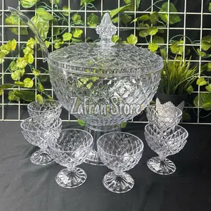 Wadah Sop Buah + 6 Gelas Golden Sunkist Wadah Sop Buah + 6 Gelas Golden Sunkist