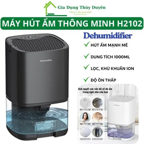 Máy Hút Ẩm Thông Minh Gia Đình Công Suất 45W Giảm Độ Ẩm Phòng An Toàn Sức Khỏe
