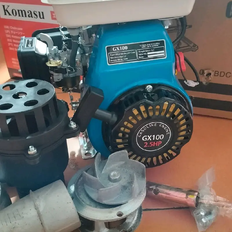 Máy bơm nước chạy bằng xăng GX100 chạy cực khỏe chất  lượng cao tiết kiệm nguyên liệu 2