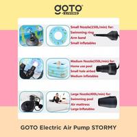 Gambar (Best Deal) Goto [COD] Stormy Pompa Angin Listrik Kolam Renang Kasur Elektrik Air Pump - HITAM dari Goto Living Kota Tangerang 4 Tokopedia