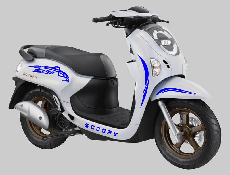 Product Introduction of STRIPING CUTTING STICKER HONDA SCOOPY ALL NEW 2025 UNIVERSAL SCOOPY LIS VARIASI STIKER Motorcycle 6