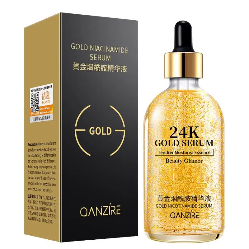 Serum Emas 24K, Larutan Niacinamide yang Menghidrasi dan Melembabkan, 30ml.. Acid Hitam 1