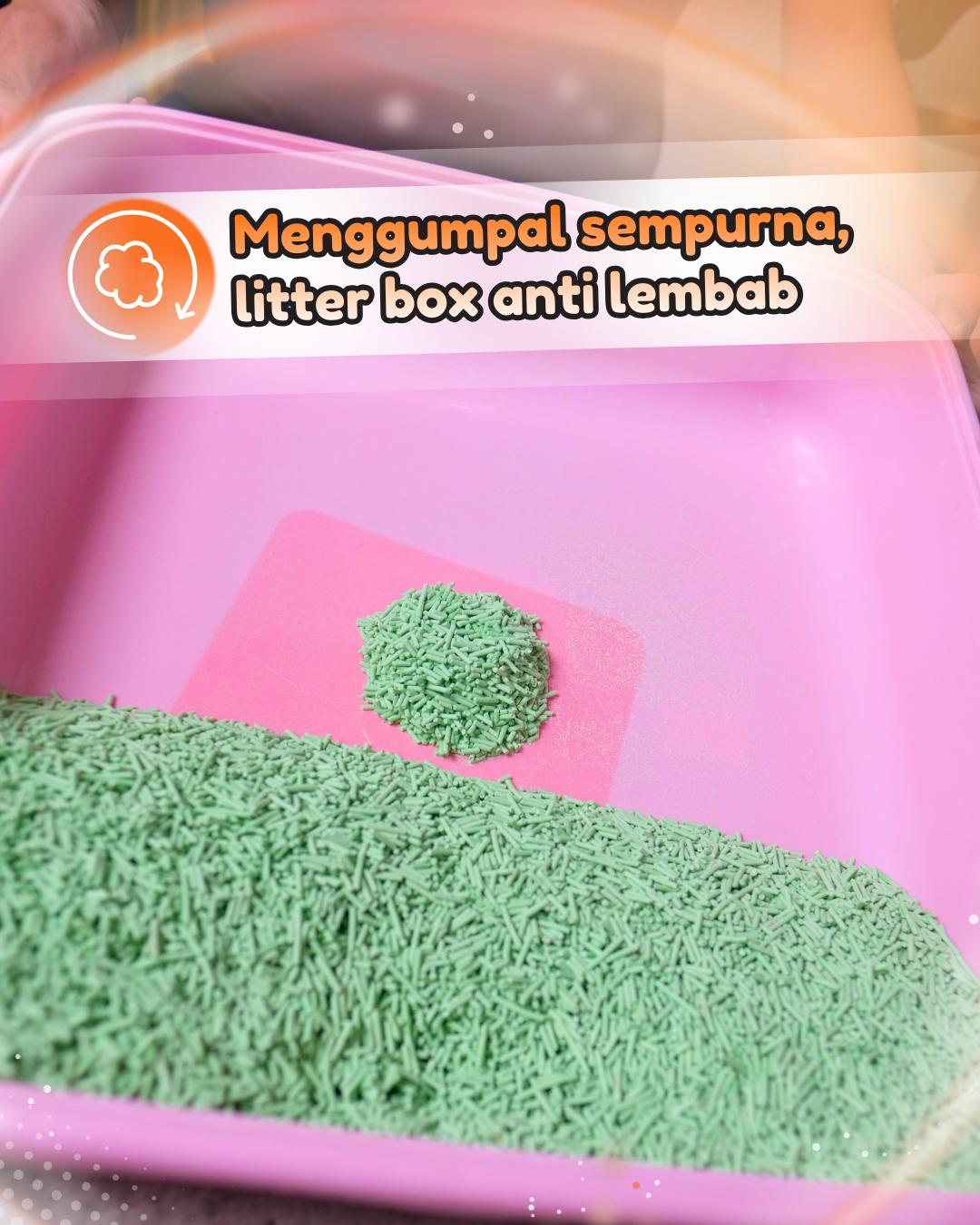 FORCATS Soya Cat Litter Pasir Kucing Gumpal Harum Tofu / Tahu 7L / 2.5KG