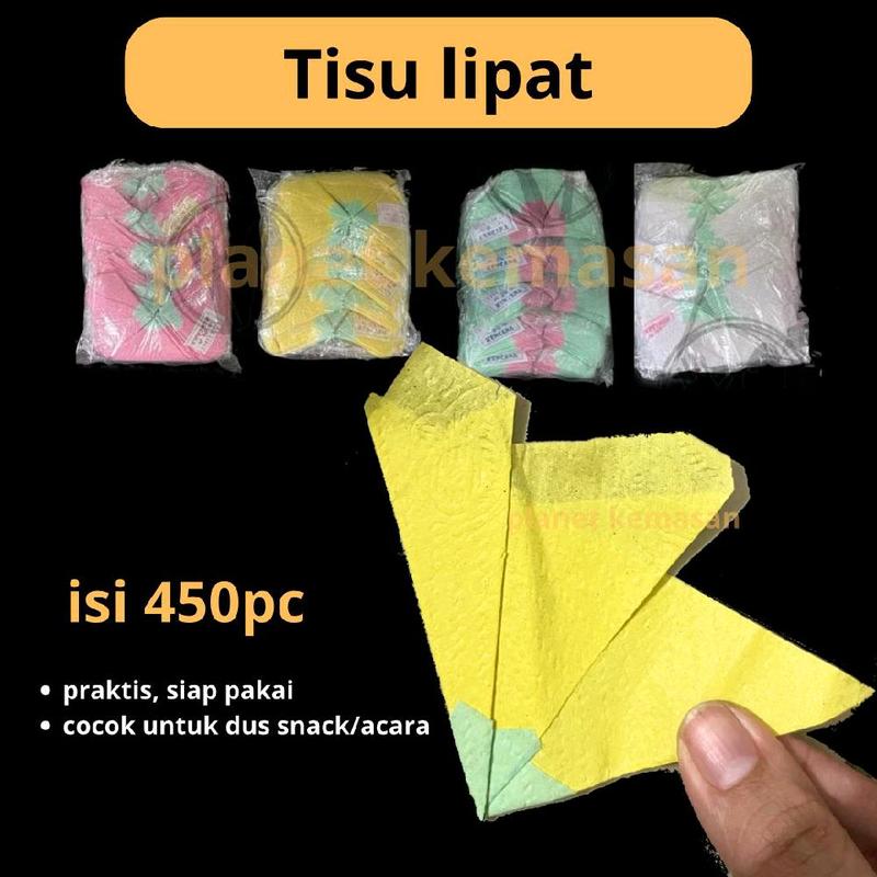 TISU SNACK LIPAT SEGITIGA WARNA (ISI 450 ) - Shop | Tokopedia