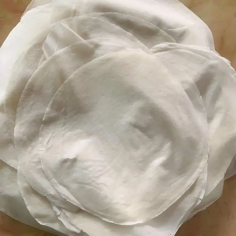 Vỏ bò pía tươi Tệp 100 lá làm nem hoặc ăn sống 4