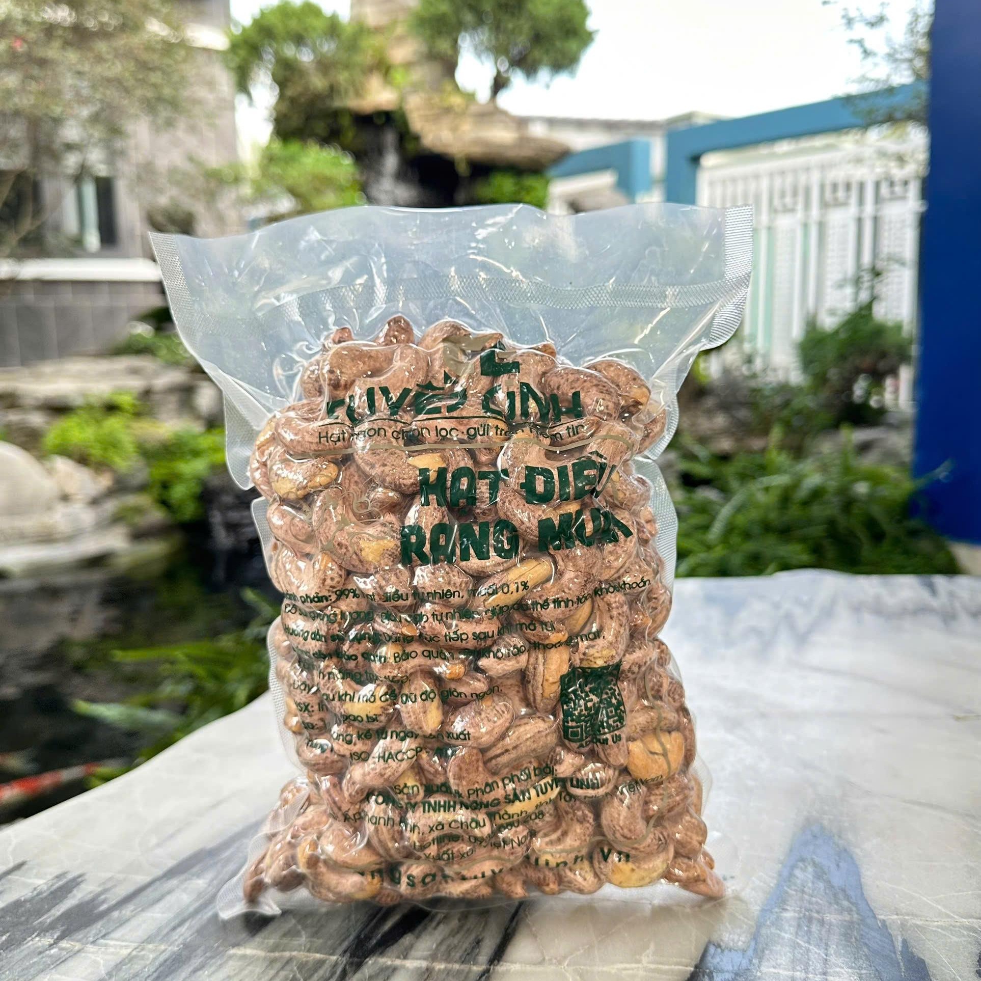 [Túi Zip 1000g] Hạt Điều Rang Muối Tuyết Linh Loại A+ Size C