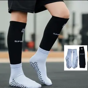 Kaos Kaki Bola Sambung Anak TK SD Futsal Junior Bahan Nilon Tebal Paket 1 Set untuk Aktivitas Olahraga dengan Desain Anti Slip