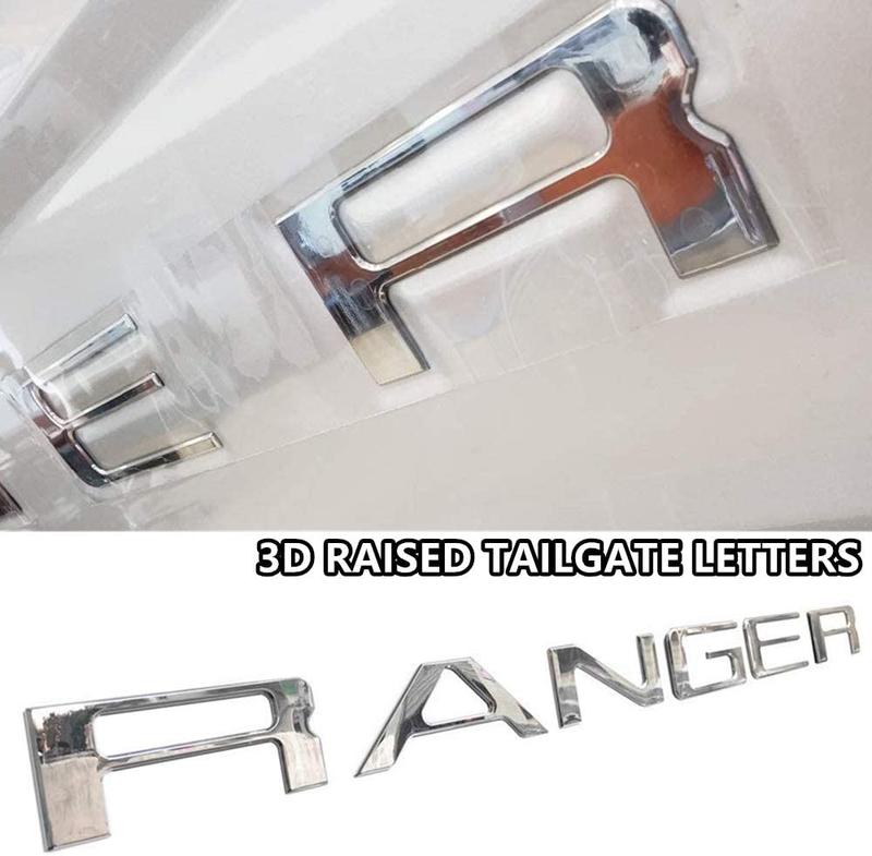 Product Introduction of ABS Plastic 3D Rear Trunk Tailgate Insert Letters For Ford Ranger T6 T7 T8 2012-2019 Emblem Decal Sticker Nameplate Letter Car Accessories 9