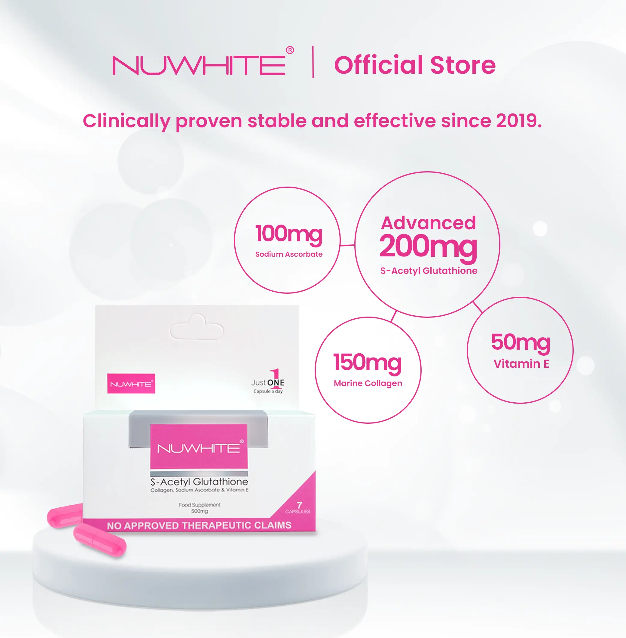 Nuwhite 7 Day Trial Pack S-Acetyl Glutathione - 200mg of S-Acetyl Glutathione - TikTok Shop Philippines Nuwhite 7 Day Trial Pack S-Acetyl Glutathione - 200mg of S-Acetyl Glutathione - TikTok Shop Philippines