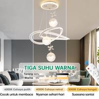 Gambar Lampu Gantung Restoran 3Warna Lampu Meja Ruang Makan Modern Lampu Dekorasi Interior Lampu Gantung Kamar Tidur Lampu kamar tidur aesthetic plafon - A-Putih-Remote dari GOGEOUS Lampu Shop Kab. Tangerang 3 Tokopedia