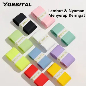 ORBITAL Grip Raket Badminton Premium Anti Slip Karet Lembut Menyerap Keringat Pegangan Nyaman Warna Variasi Overgrip Series tennis racket padel