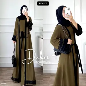 COD Dubai Abaya Crincle Mix Renda Premium Voll II // Gamis Wanita Super Jumbo M L XL XXL // Dress Polos Wanita Dewasa // Busana Muslim Kekinian // Baju Lebaran Wanita Terbaru 2025 // Fashion Wanita Muslimah // Outfit Wanita Remaja Populer