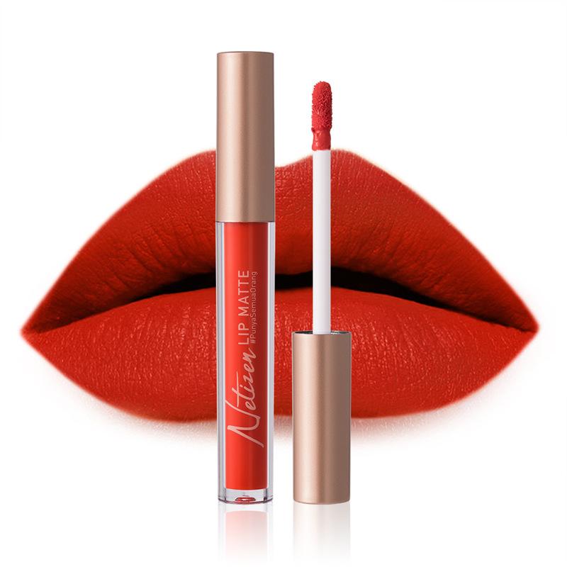 Hot selling matte lip gloss that does not stick to cups, waterproof and not easily fade velvet lip gloss 1