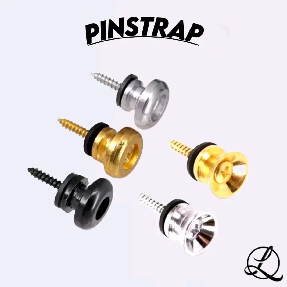End Pin Gitar Strap Button Lock Metal Kualitas Terbaik