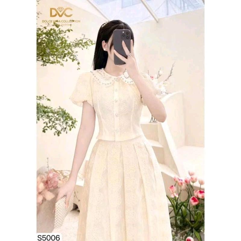 set váy nữ ren chân váy dài sang chảnh quyến rũ nữ tính dịu dàng phong cách thời trang sang trọng quý phái thanh lịch