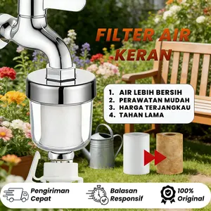 Der Doly Filter Air Shower PP 5 Micron Hand Shower Filter Filter Air Kran Bathmixer Kamar Mandi Penyaring Air Peralatan Rumah