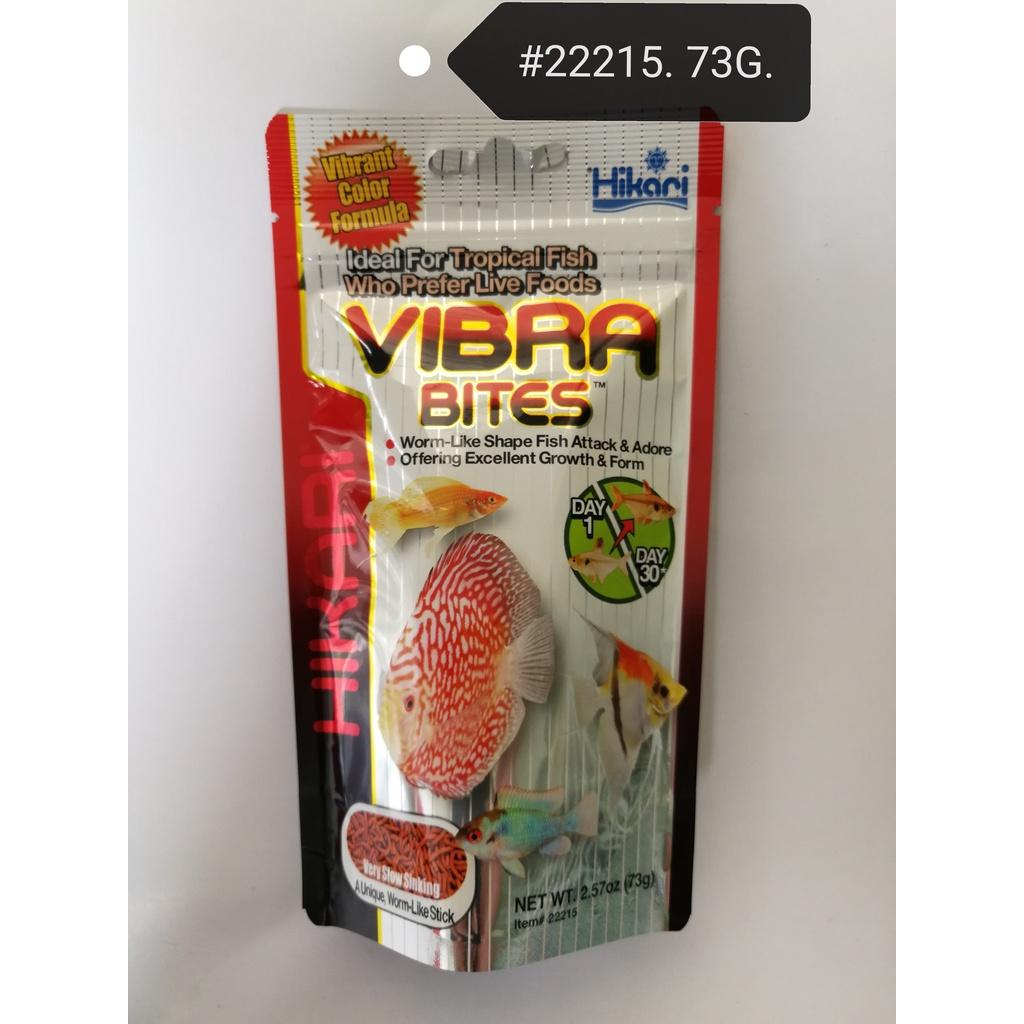 Hikari Vibra Bites Aquarium Tropical Fish Food Feed Stick 73gram Discus Makanan Ikan Akuarium