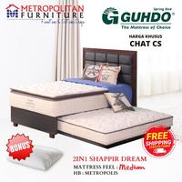 Gambar Guhdo Spring bed 2in1 Sapphire Dream Set Metropolis dari METROPOLITAN FURNITURE Kota Bekasi 1 Tokopedia