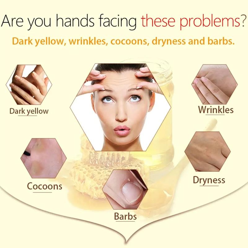 Product Introduction of Flow Week Exfoliating Hand Wax Smooths Softens Rejuvenates Dry Hands Deep Moisturizing Treatment for Silky Skin Moisture 3