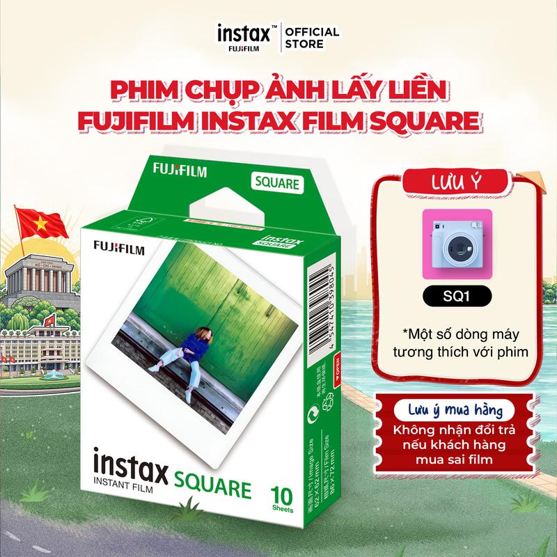 Phim Chụp Ảnh Lấy Liền Fujifilm Instax Film Square Viền Trắng -