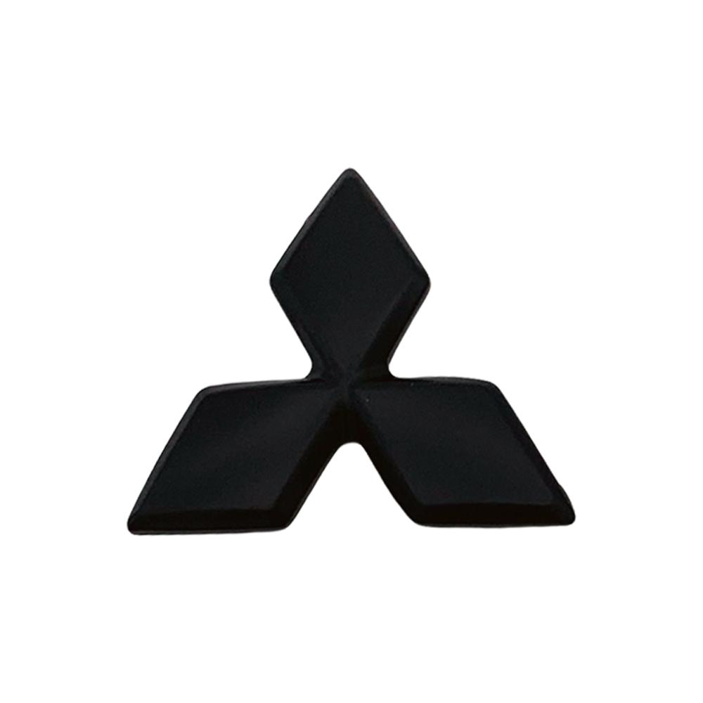 Emblem Mitsubishi 3 Berlian Cover Logo Stir Mobil 46x40mm Bahan ABS Mudah Dipasang Tanpa Lepas Logo Asli Tampilan 3D Elegan Cocok untuk Mitsubishi Xpander/Pajero/Outlander