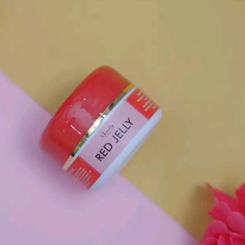 X_Beauty whitening plus red jelly untuk mencerahkan glowing anti angin 3