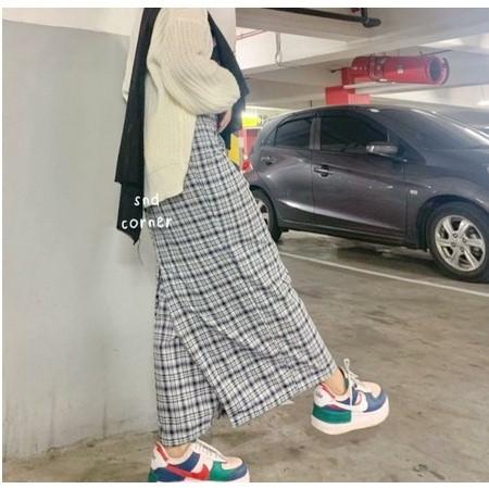 Rok span tartan korean look 1