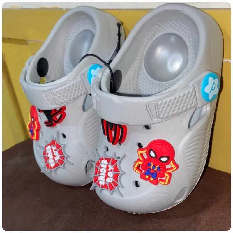Sandal Bunyi cit-cit Baim Anak Laki-laki  Size 20-23 Terbaru/sandalbaimbunyi/sandalspiderman 4