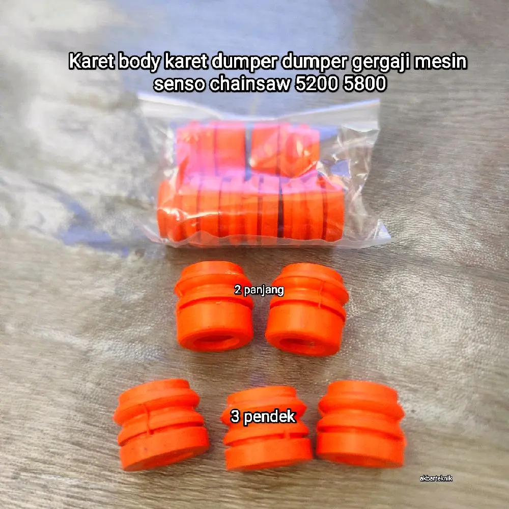 Karet body karet dumper dumper gergaji mesin senso chainsaw 5200 5800