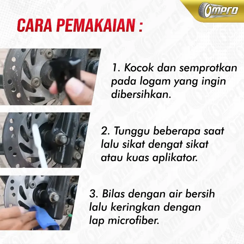Penghilang Karat Mobil Motor Pembersih Karat Cairan Pembersih Karat 3