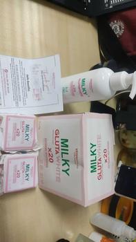 Product Review of 【COMBO】 MILKY GLUTAWHITE SOAP (1 BOX/10 BARS)+ MILKY GLUTAWHITE LOTION (250ml) I WHITENING I MOISTURIZING I BRIGHTENING I ANTlAGING I HELPS LIGHTEN SCARSS AND DARKSPOTS from P**g 0