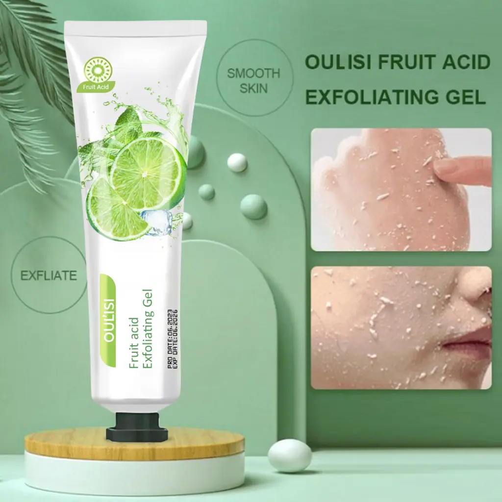 Perawatan Exfoliating Gel 30g Perontok Daki dan Membantu memutihkan Badan Blackhead Cleaner Body Exfoliating