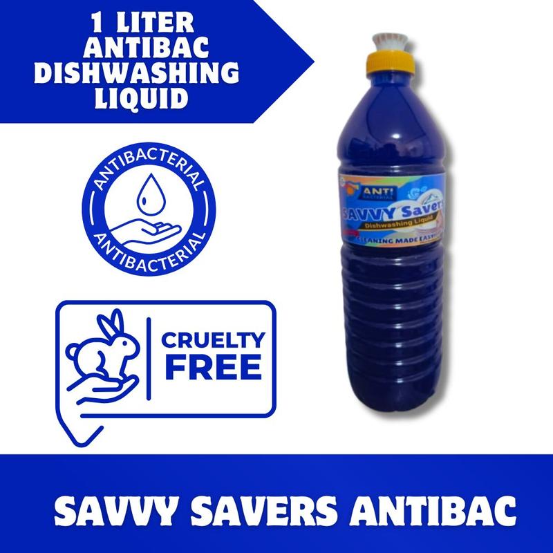 SAVVY SAVERS ANTI-BACTERIAL DISHWASHING LIQUID SOAP dishwashing ...