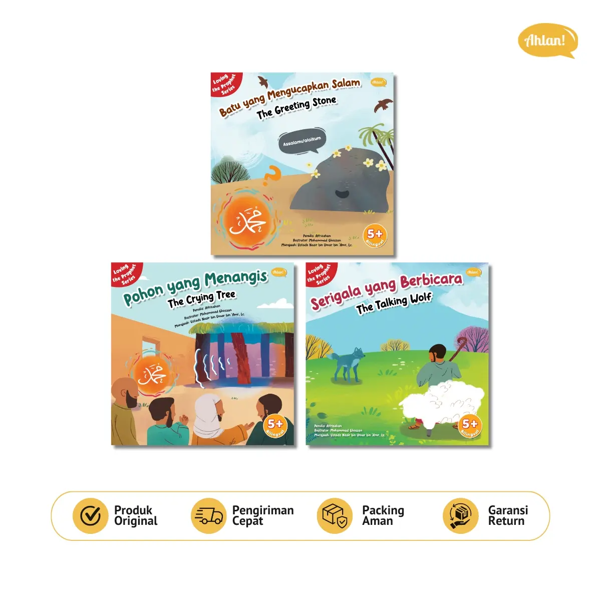 Loving The Prophet Series (Set) - KOleksi Buku Seri Cinta Nabi ada 3 Buku