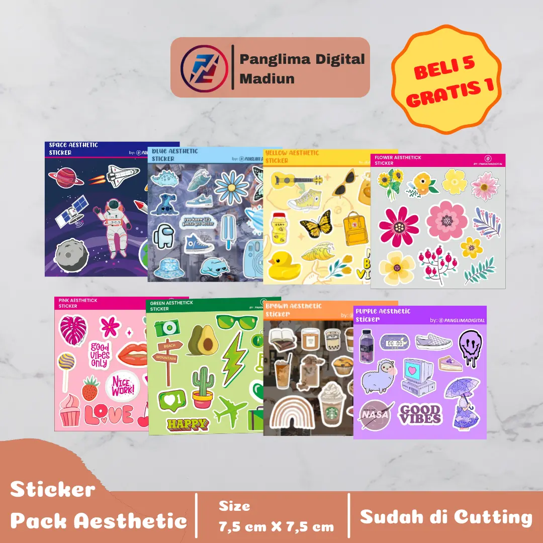 Sticker Aesthetic Sticker Tumblr Sticker Murah Sticker Laptop Sticker Case HP