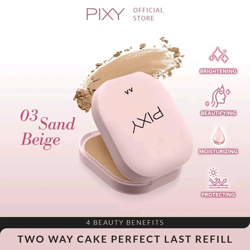 PIXY TWC Two Way Cake Perfect Last 4 Beauty Benefits SPF 30 PA+++ - Refill 9gr 6