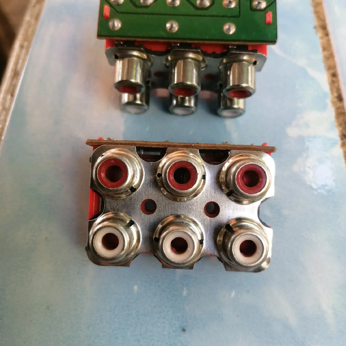 Socket RCA 6 PIN VERSI PCB