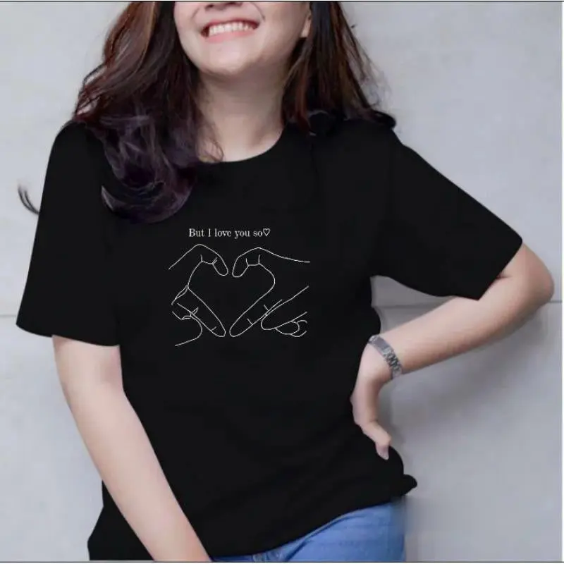 promo  kaos ATASAN WANITA/BAJU KAOS DISTRO WANITA TERBARU/KAOS WANITA ONECK/KAOS TRENDY/KAOS TERLARIS/KAOS CEWEK MURAH/KAOS CEWEK LENGAN PENDEK/KAOS WANITA OBLONGG/FASHION WANITA Katun Combed Lembut Oversize Hitam Putih Nyaman Panjang 0