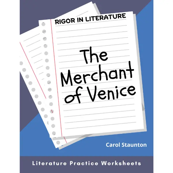 The Merchant of Venice Literature Practice Worksheets