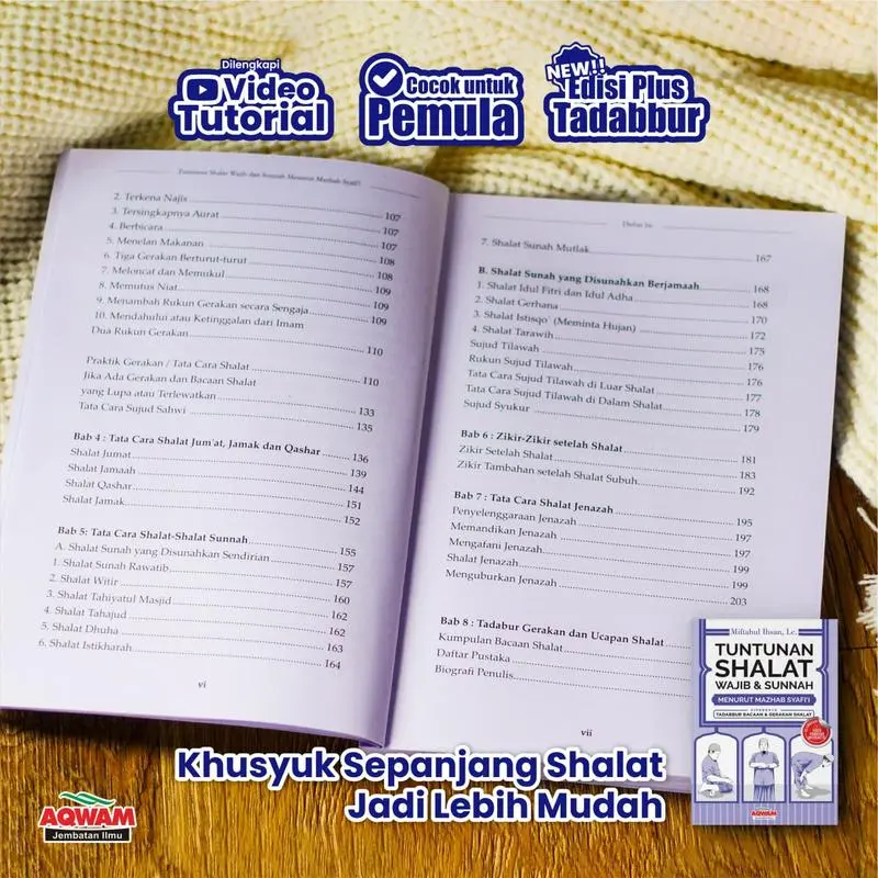 Tuntunan Sholat Wajib & Sunnah Syafii + Bonus Do'a Mustajab Al-Qur'an - Quran 5