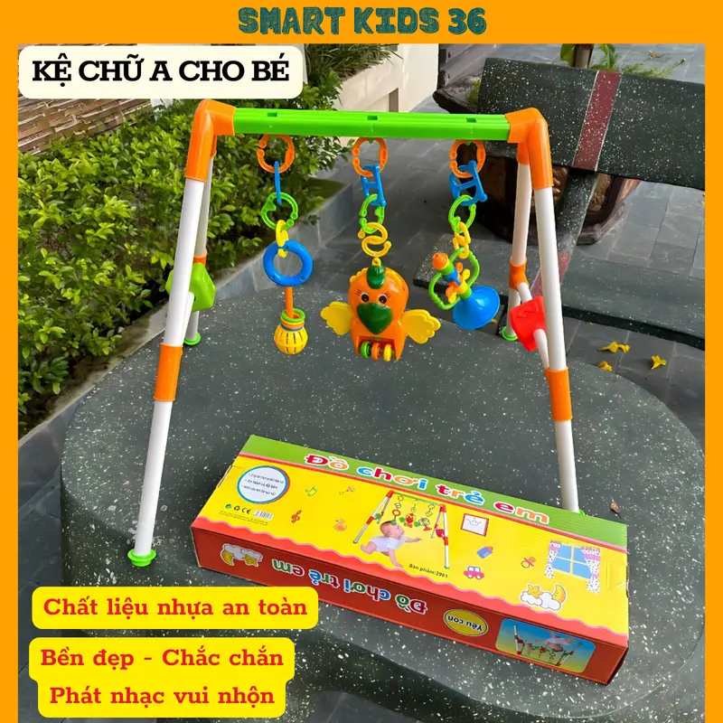 Kệ Chữ  A Con Vẹt Phát Nhạc Cho Trẻ Sơ Sinh Hàng Chất Lượng Cao, Đồ Chơi Cho Trẻ Sơ Sinh, Kệ Con Vẹt Cho Bé 0