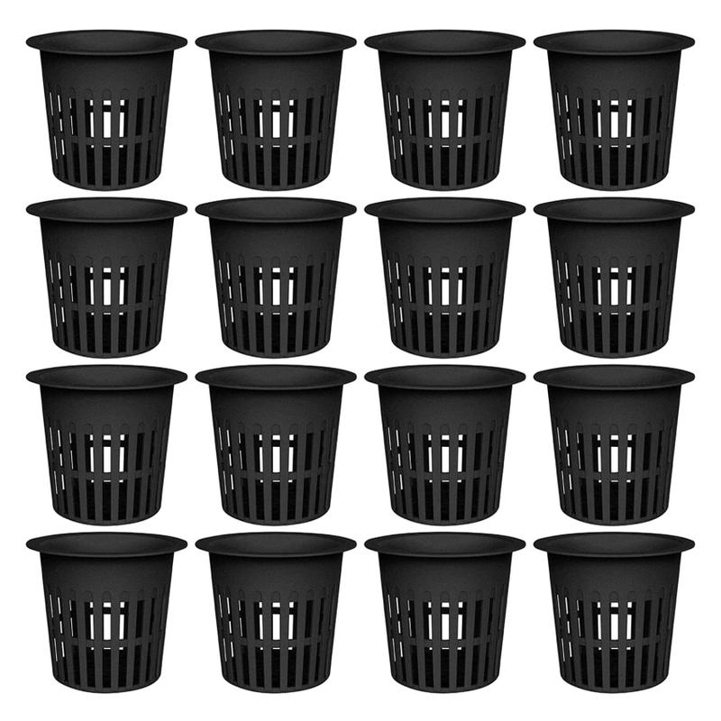 Product Introduction of 4 Inch Plastic Net Cups Pots Plant Containers for Hydroponics Aquaponics Orchids, 16 Pcs 5