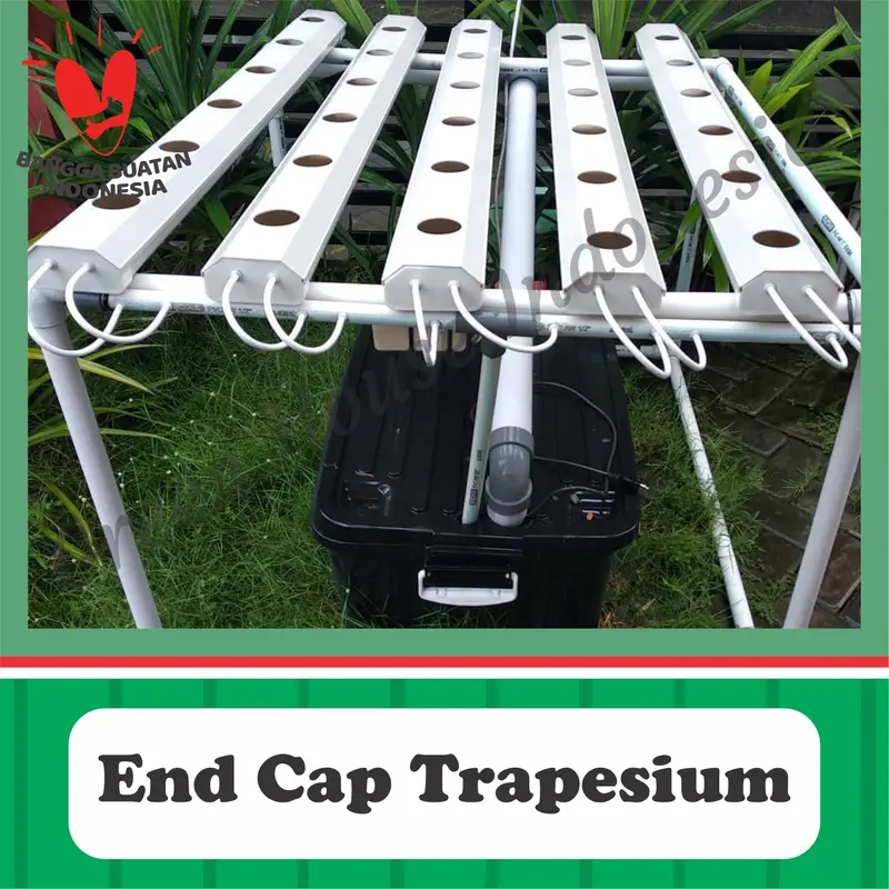End Cap Gully Trapesium Hidroponik - Green House Indonesia 1