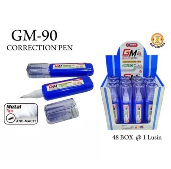 Product Introduction of Tip Ex Cair Model Pen Correction Pen GM-90 - Alat Tulis - Stationery 7
