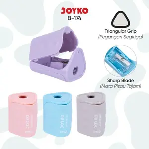 Peraut pensil warna pastel aesthetic 1 pcs - rautan pensil sekolah - sharpener aesthetic - alat tulis sekolah