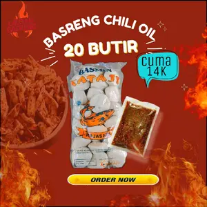 20 butir basreng chili oil pedas kataji rajasari Frozen Spices